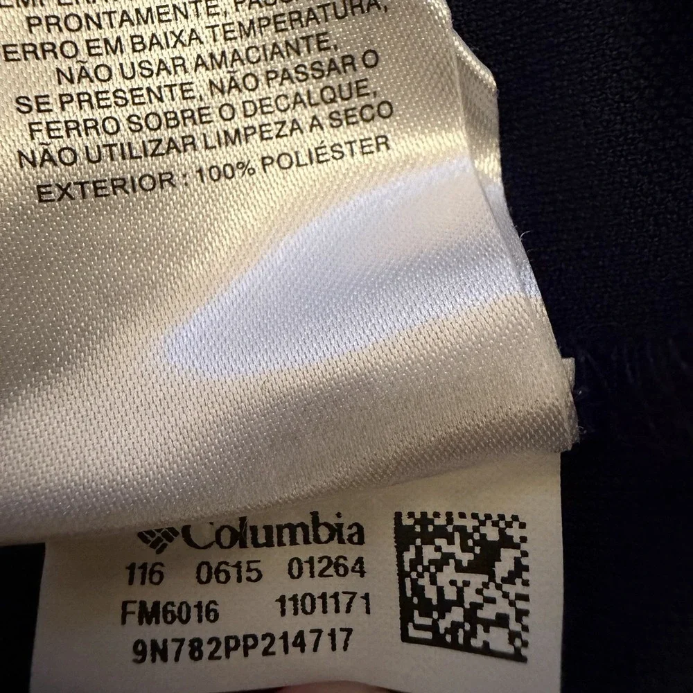 Columbia PFG Men's Polo Shirt Omni-Shade Fishing Golf Top Vented UV Pro Navy XL